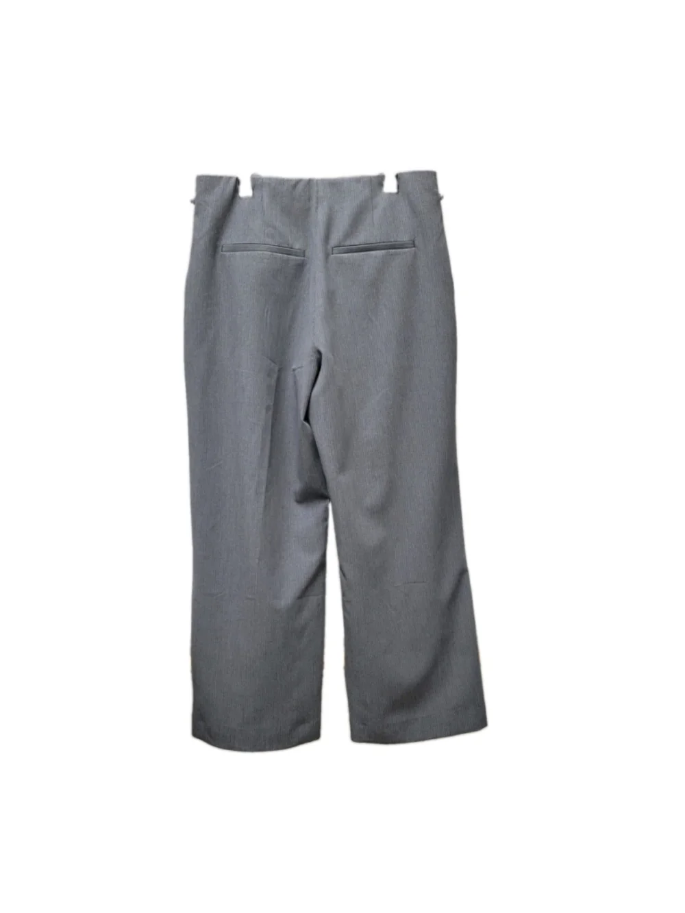 Abercrombie & Fitch Sloane Ultra High Wide-Leg Gray Pleated Pants Size 32 Women